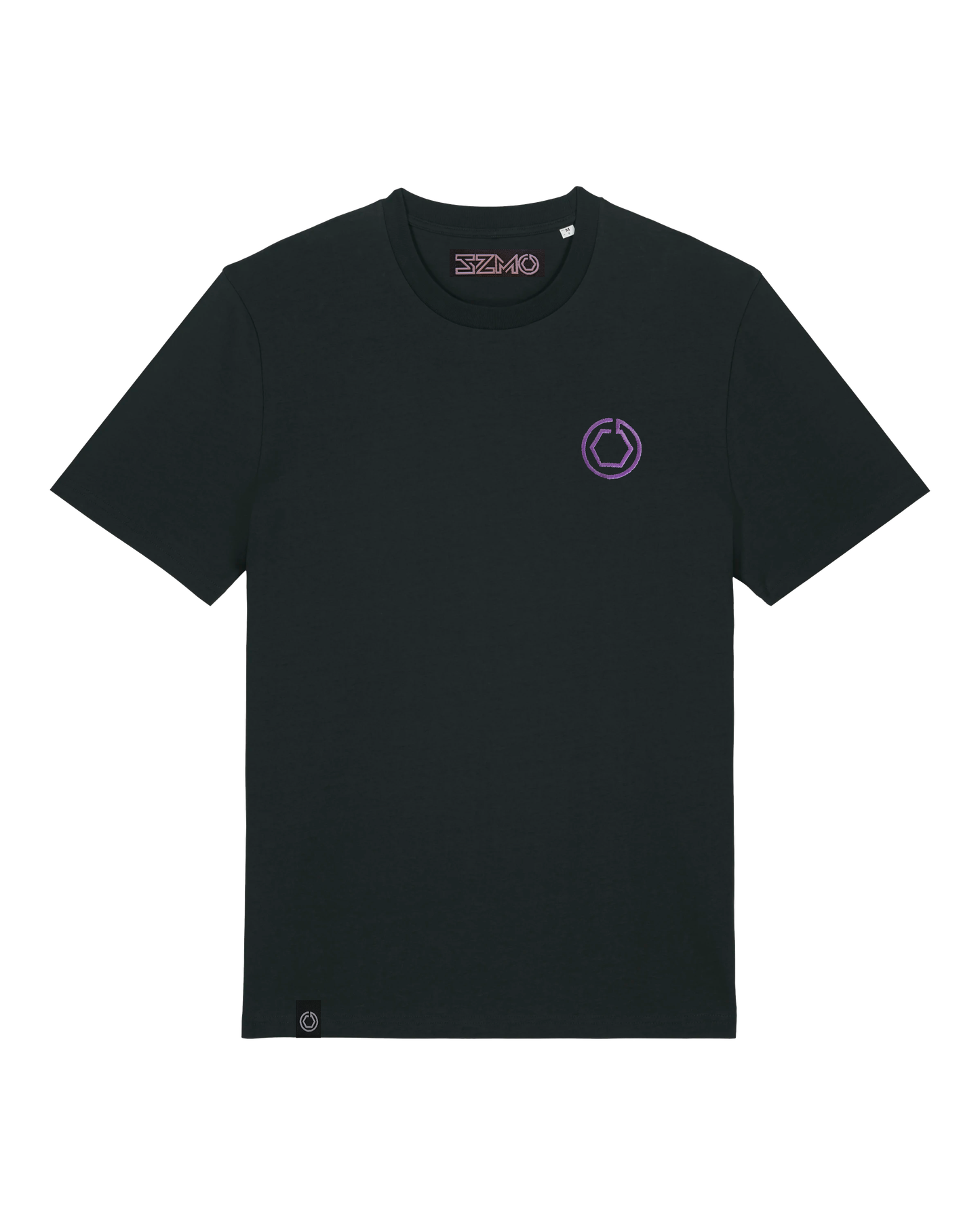 SZMO E36 Cabrio T-Shirt Violett Youngtimer Tuning Mode Vorderansicht Detail