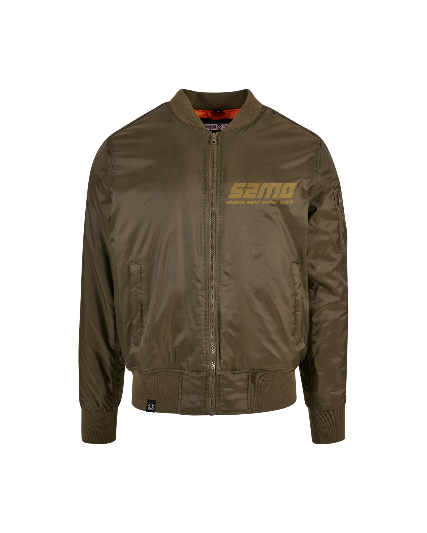 SZMO R32 Sedan Bomber Jacke Skyline Viertürer JDM Streetwear Vorderansicht Detail