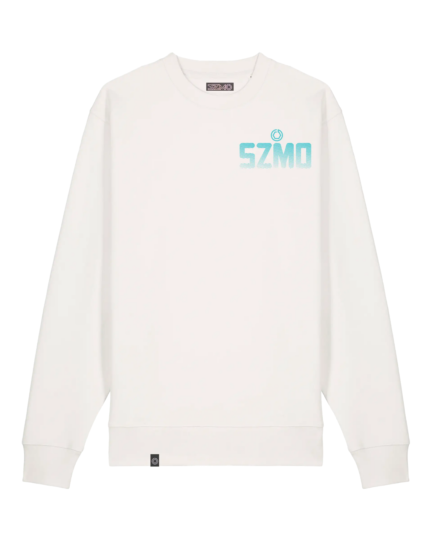 SZMO 4 Door Godzilla Crewneck Pullover Skyline Print Vorderansicht Detail