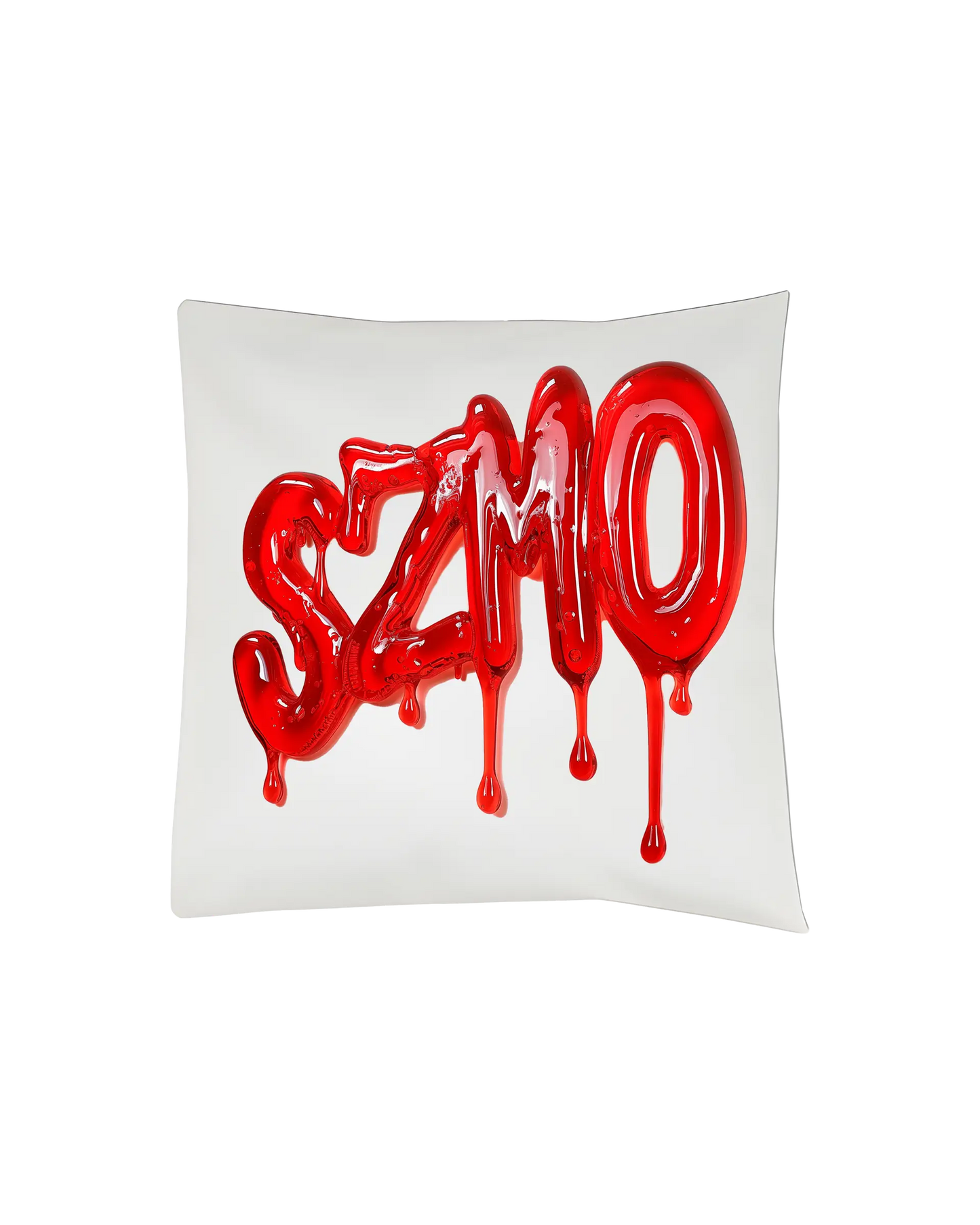 SZMO Kissen Weiß R34 Skyline Rückleuchten Design JDM Deko Sofa Rückansicht Detail