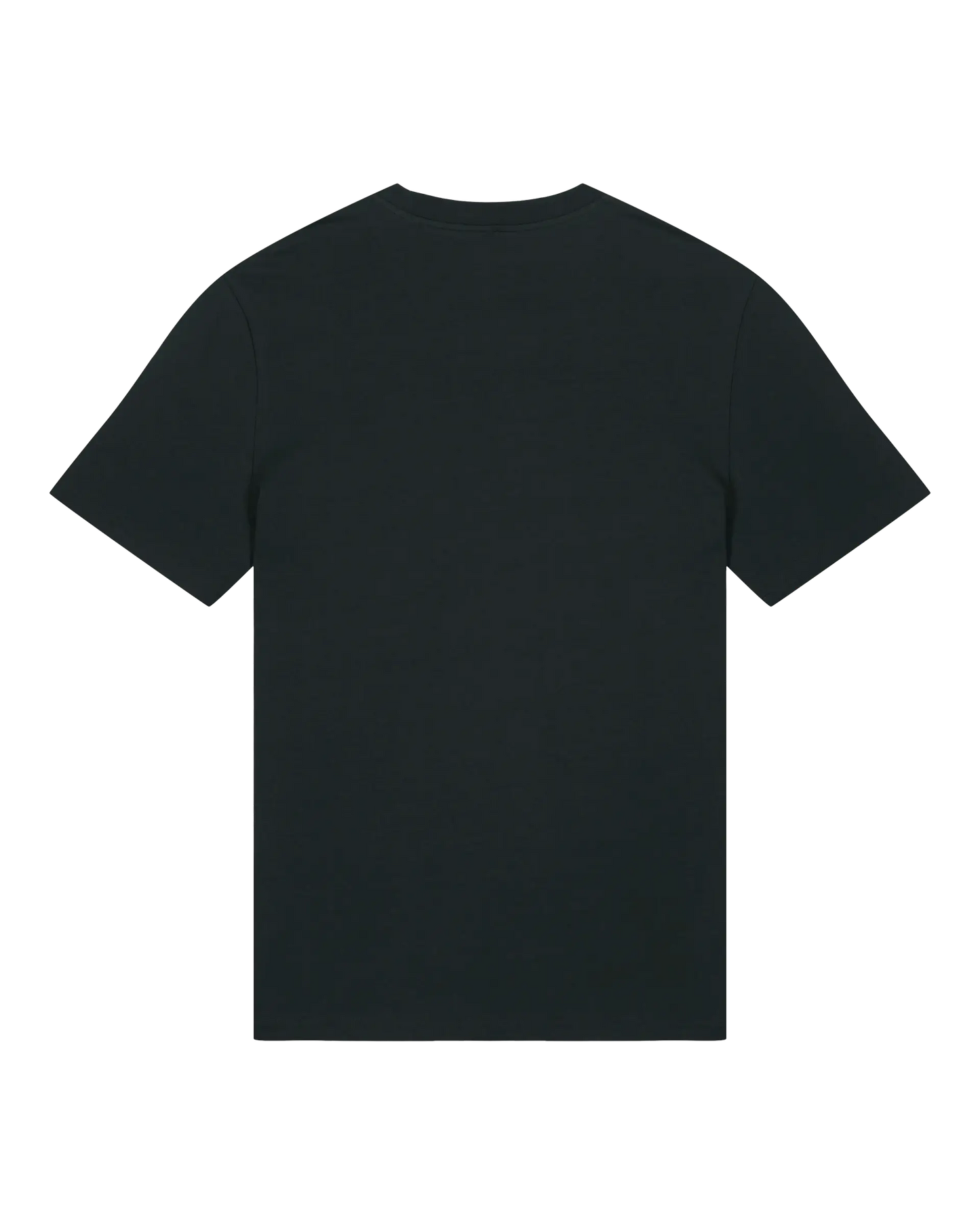 SZMO Neon Logo T-Shirt Schwarz leuchtender Print Rückansicht Detail