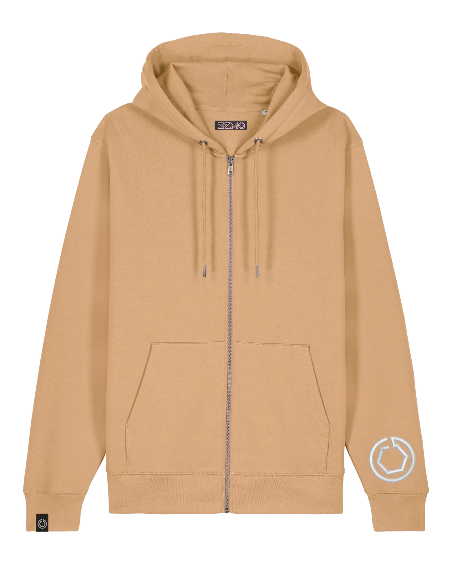 SZMO Zip Hoodie Reißverschluss Automotive Fashion Logo Vorderansicht Detail