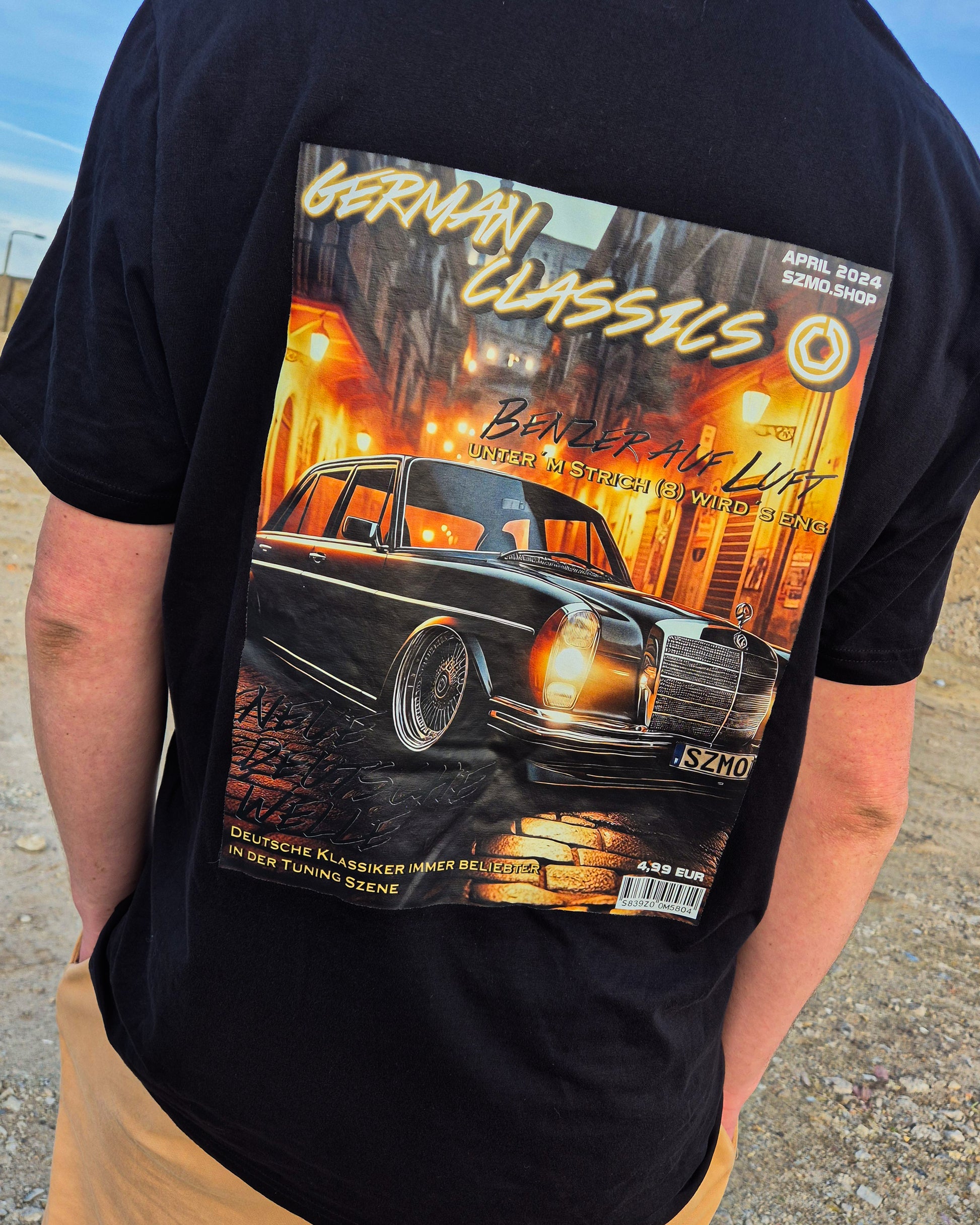 SZMO Collectors Edition T-Shirt April Strich 8 Tuning Art Rückansicht