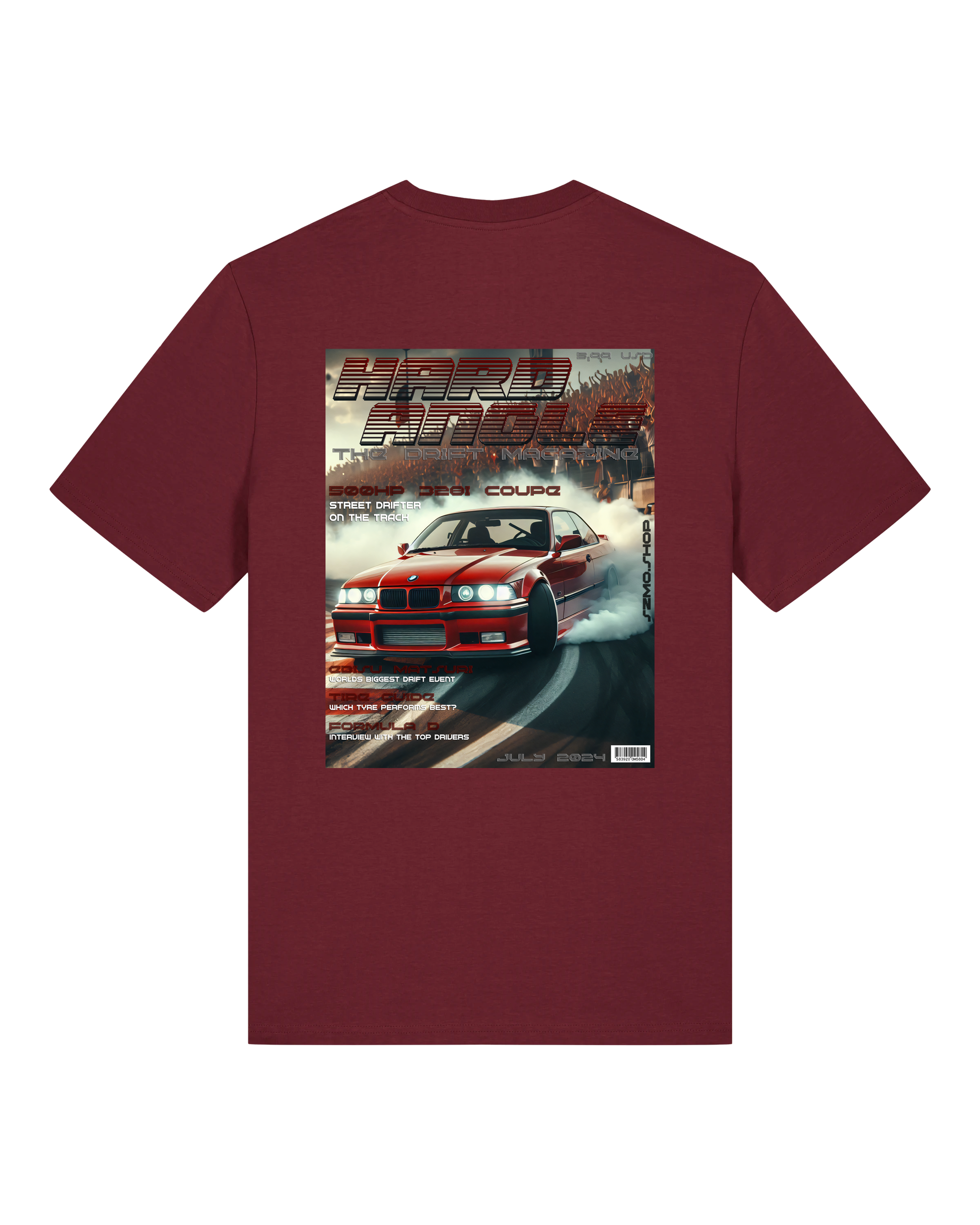 SZMO Collectors Edition T-Shirt Juli E36 Drift Limited Drop Rückansicht Detail