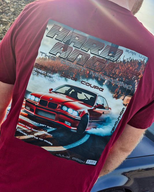 SZMO Collectors Edition T-Shirt Juli E36 Drift Limited Drop Rückansicht