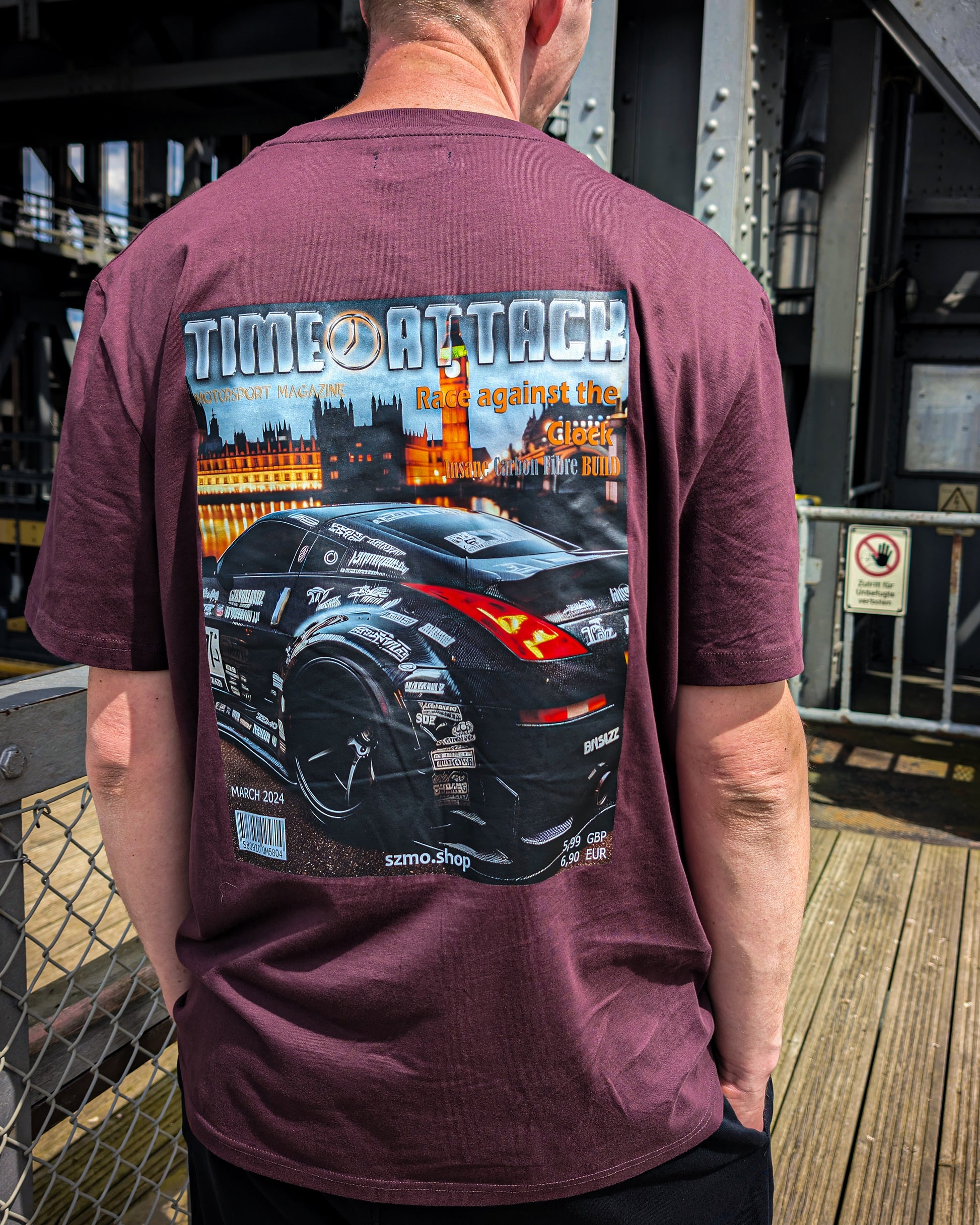 SZMO Collectors Edition T-Shirt März Z Time Attack Limited Edition Rückansicht