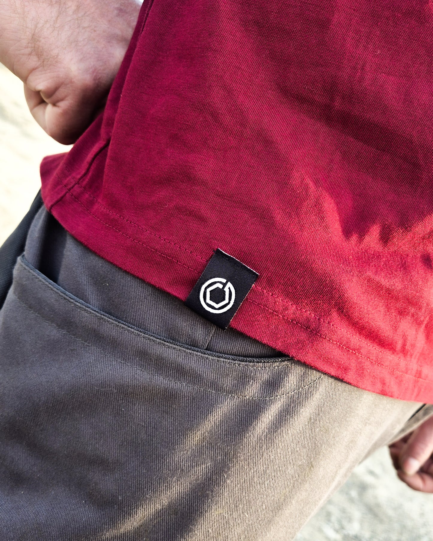 SZMO E30 Rückleuchten T-Shirt Heckansicht Klassiker Webetikett Detail