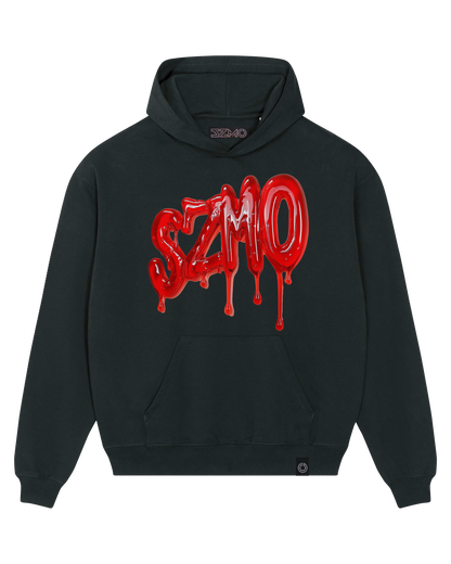 R34 Taillight Black Oversize Hoodie