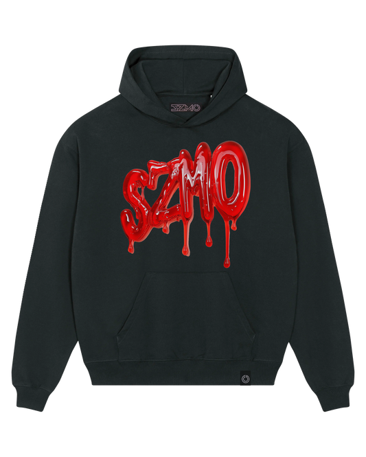 R34 Taillight Black Oversize Hoodie