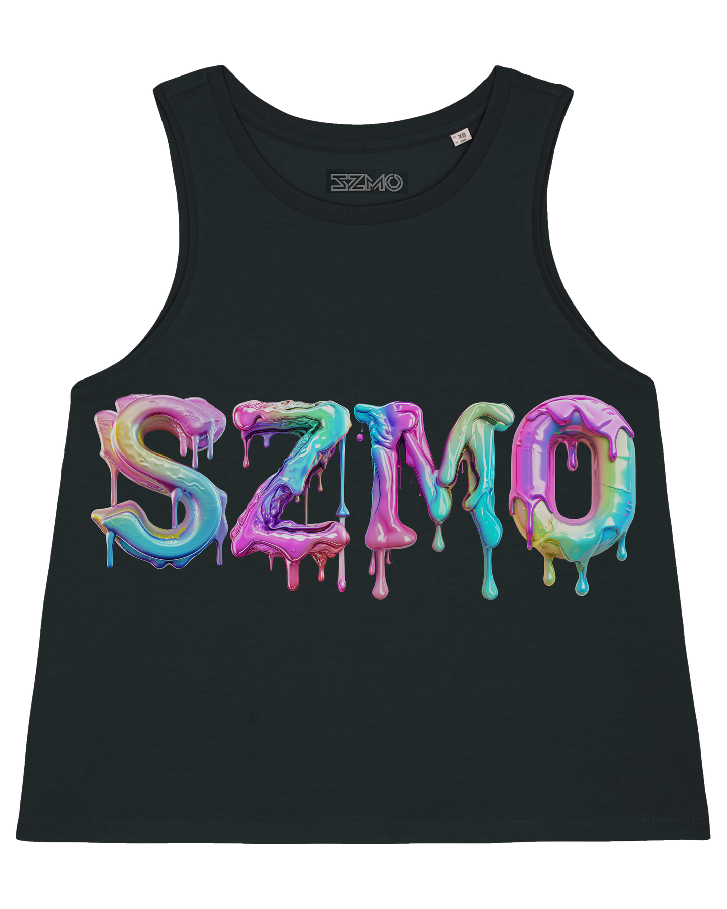 SZMO Lolli Cropped Top Cargirl Shirt Automotive Fashion Vorderansicht Detail