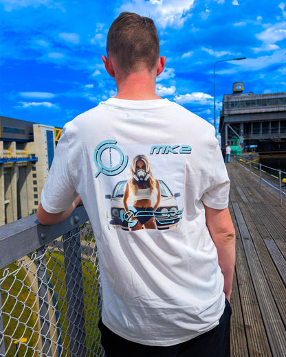 SZMO MK2 Tech T-Shirt Technische Zeichnung Golf Tuning Rückansicht