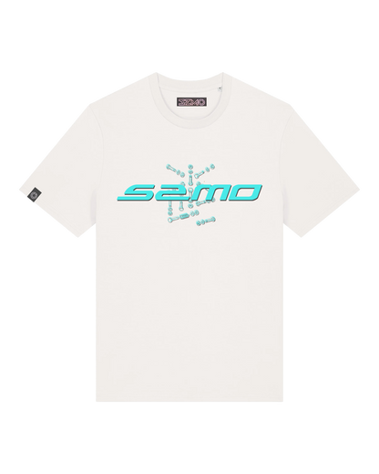 SZMO MK2 Tech T-Shirt Technische Zeichnung Golf Tuning Vorderansicht Detail