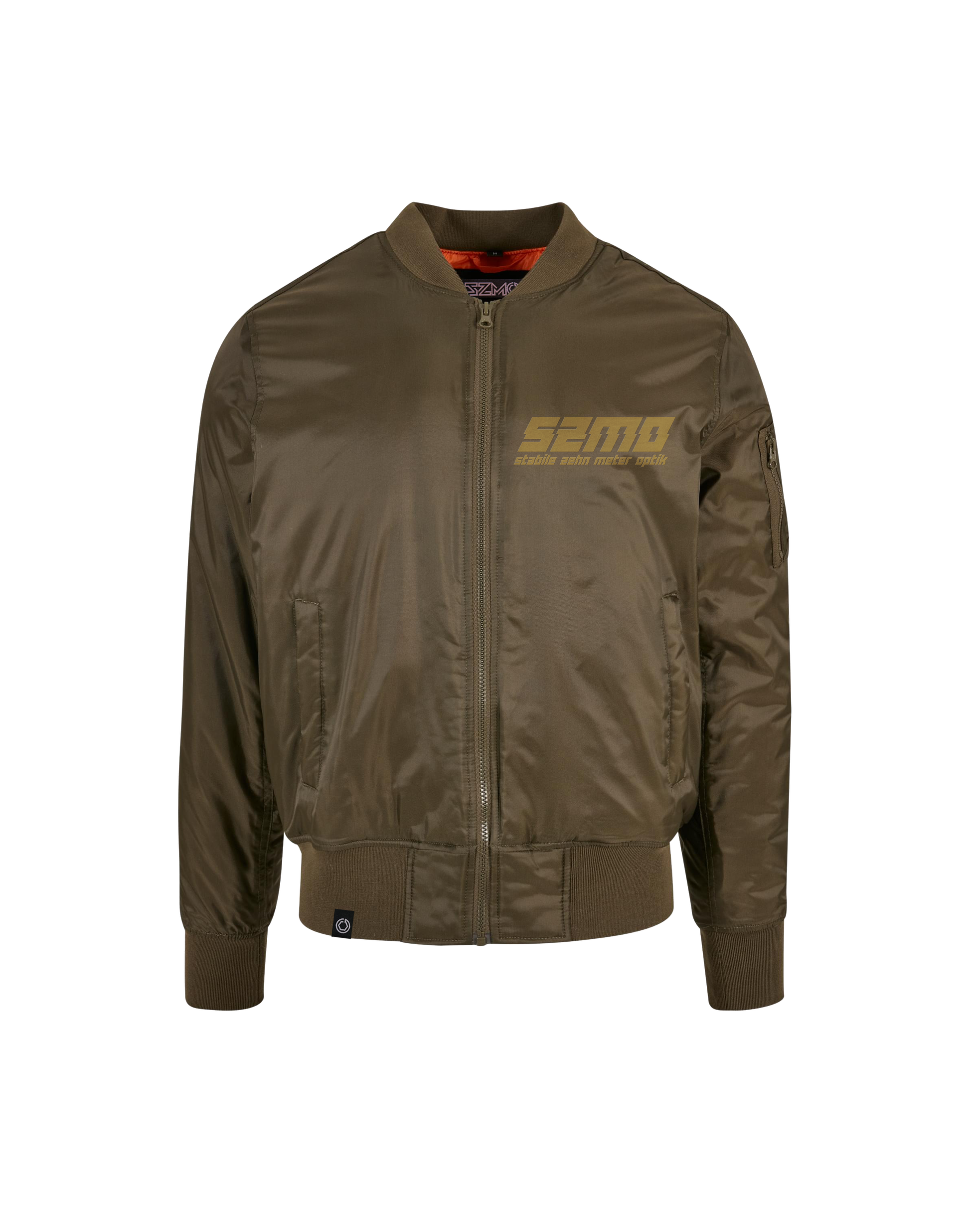 SZMO R32 Sedan Bomber Jacke Skyline Viertürer JDM Streetwear Vorderansicht Detail