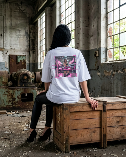 "R34 Pink/White" Oversize T-Shirt