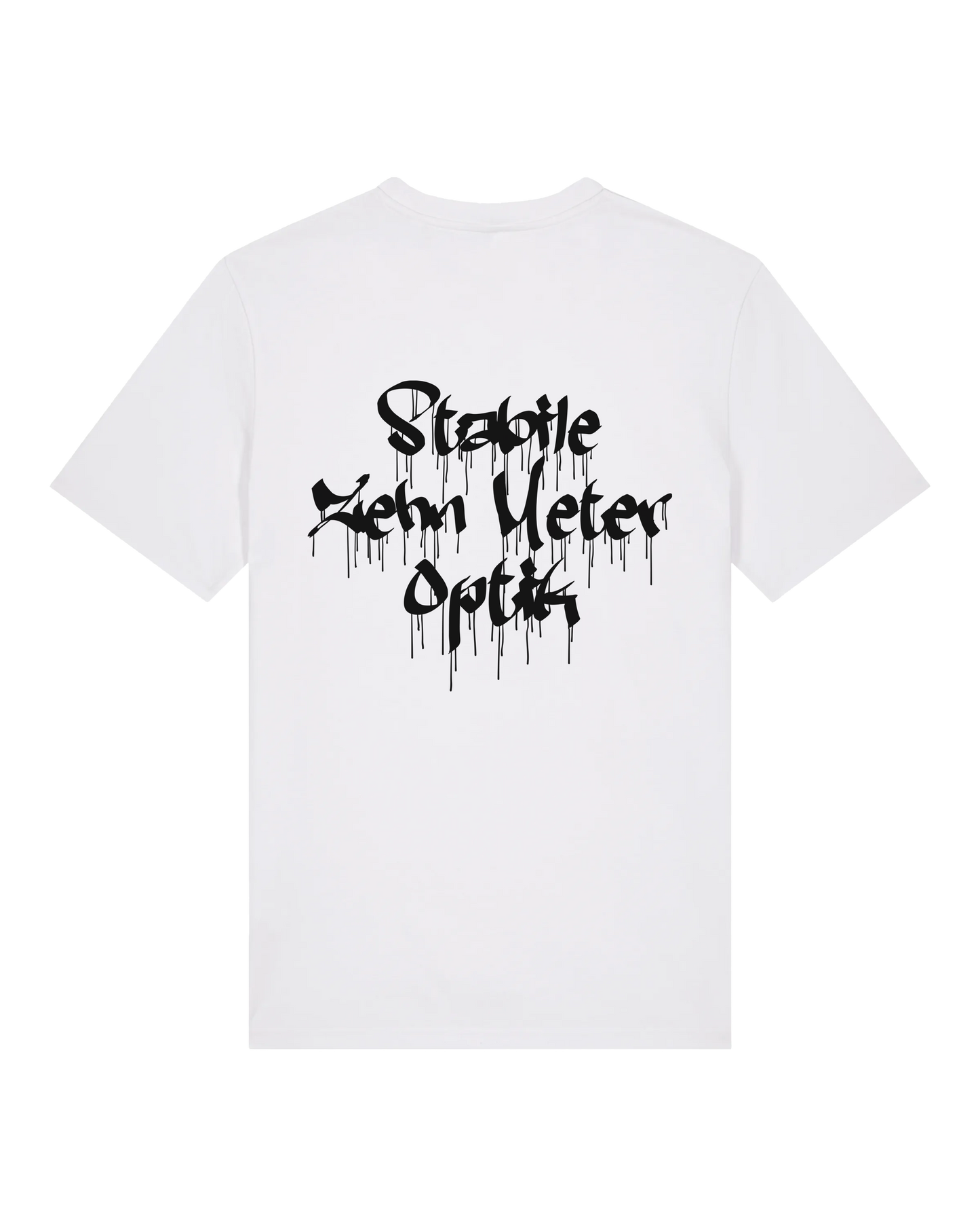 Stabile Zehn Meter Optik White/Black T-Shirt