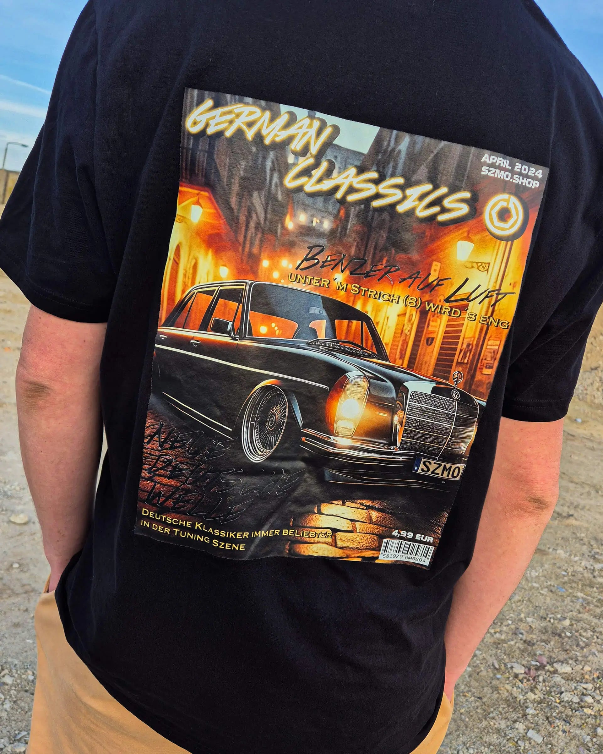 SZMO Collectors Edition T-Shirt April Strich 8 Tuning Art Rückansicht