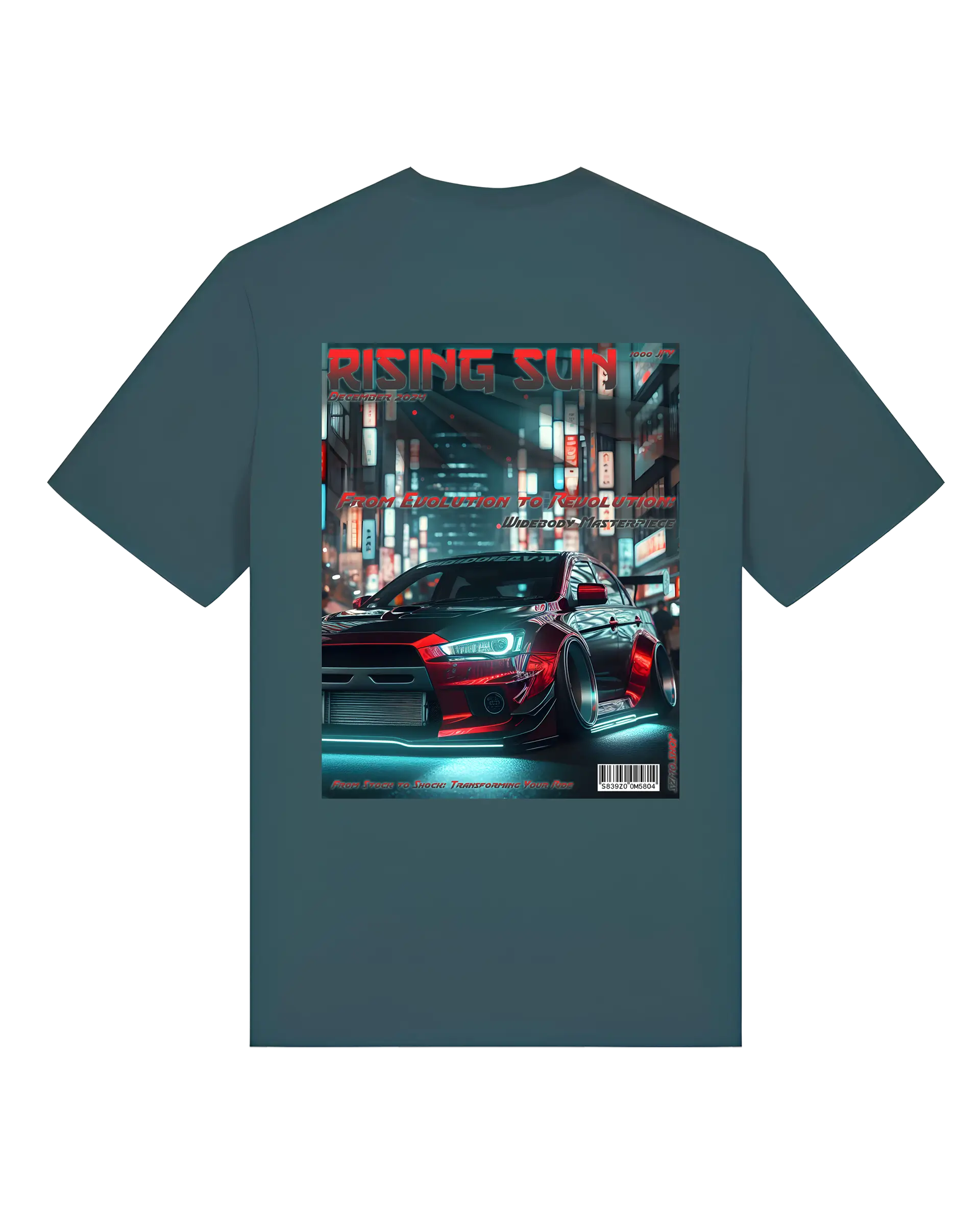 SZMO Collectors Edition T-Shirt Dezember Evo X-Mas Special Rückansicht Detail