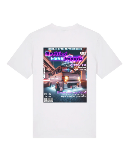 SZMO Collectors Edition T-Shirt Januar Japanese Kei Truck JDM Import Streetwear Rückansicht Detail