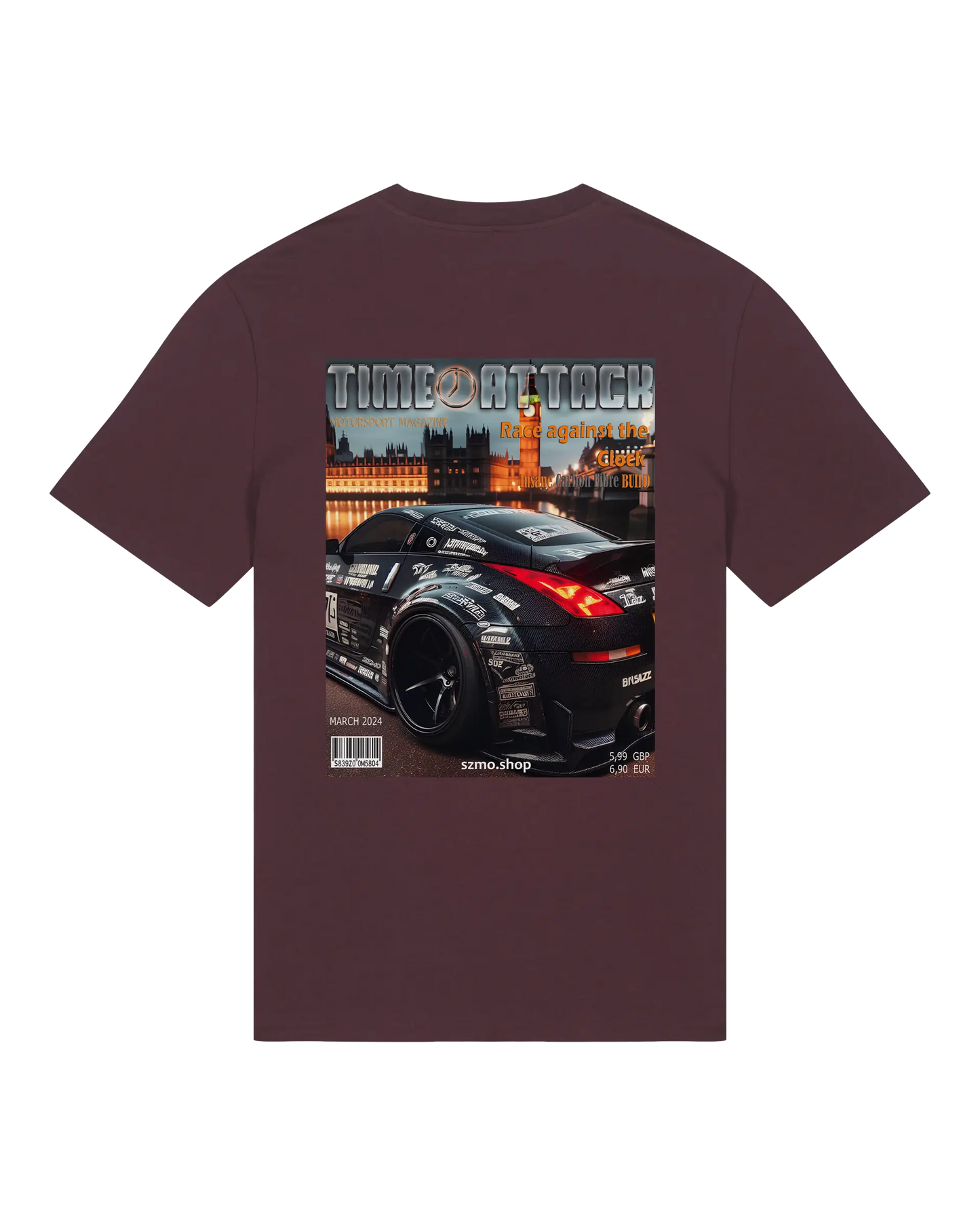 SZMO Collectors Edition T-Shirt März Z Time Attack Limited Edition Rückansicht Detail