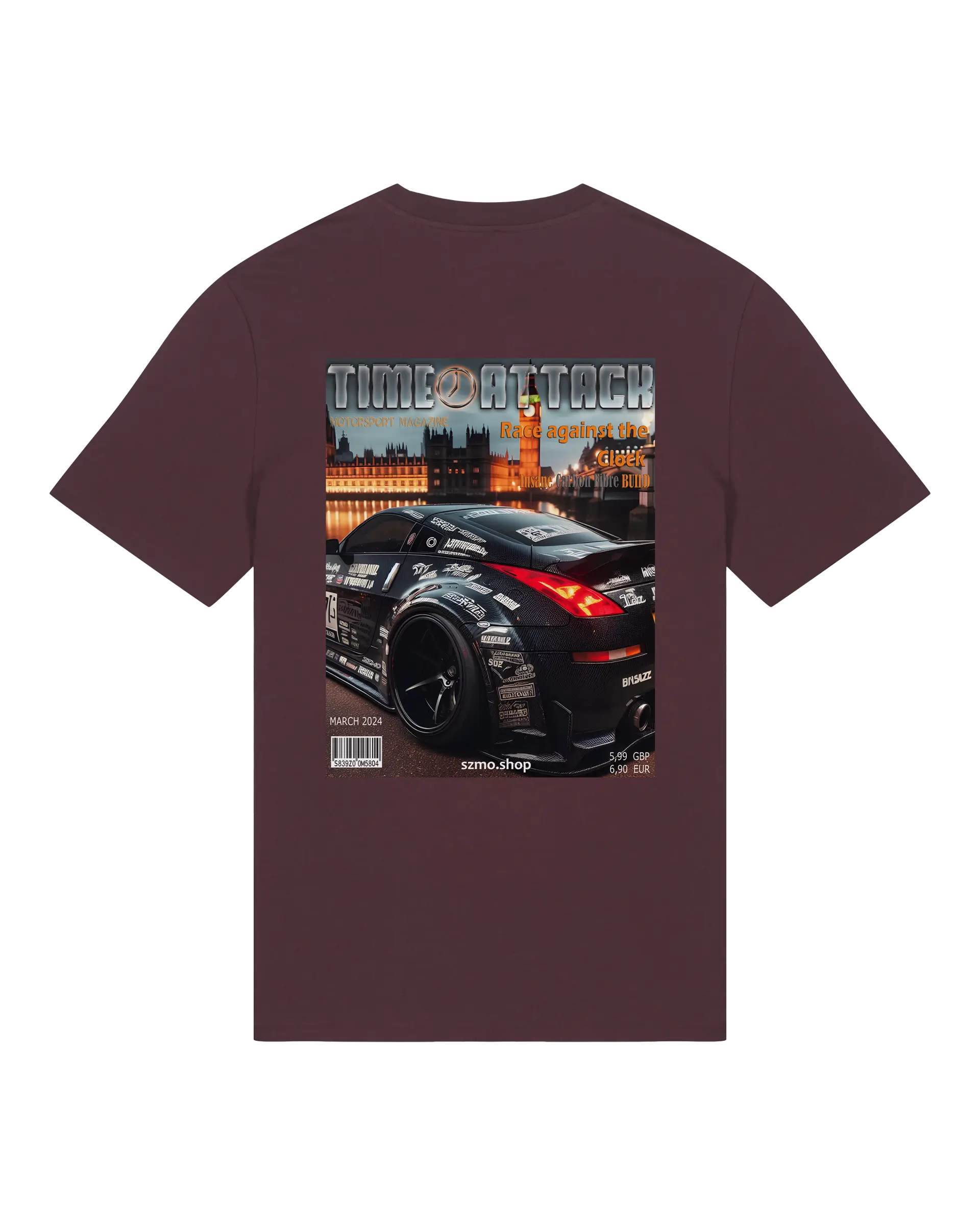 SZMO Collectors Edition T-Shirt März Z Time Attack Limited Edition Rückansicht Detail
