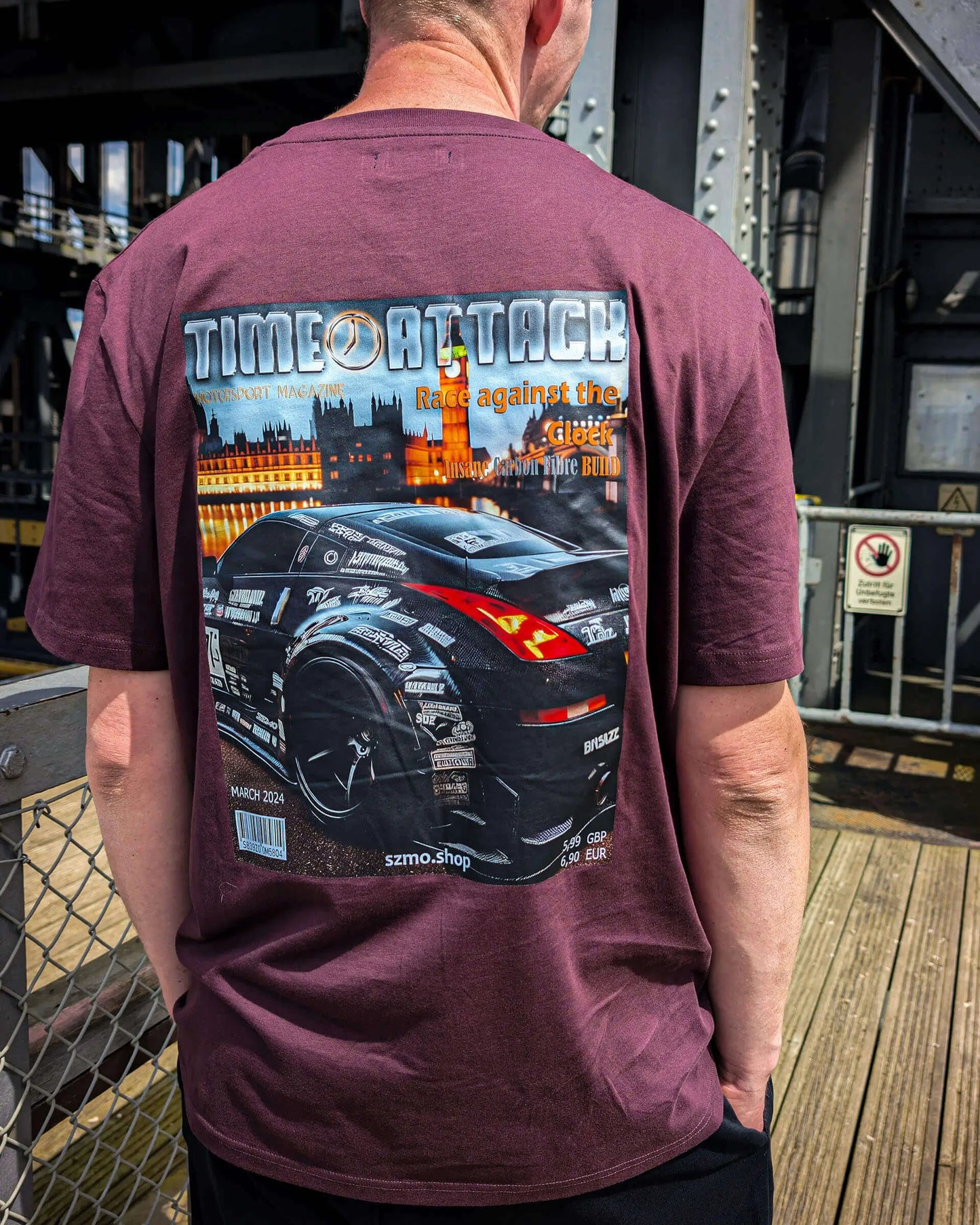 SZMO Collectors Edition T-Shirt März Z Time Attack Limited Edition Rückansicht