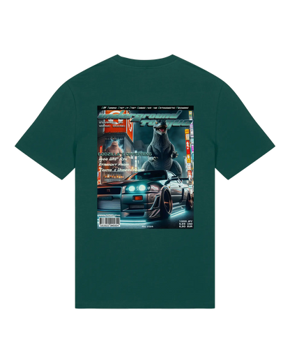 SZMO Collectors Edition T-Shirt Mai R34 Godzilla JDM Streetwear Rückansicht Detail