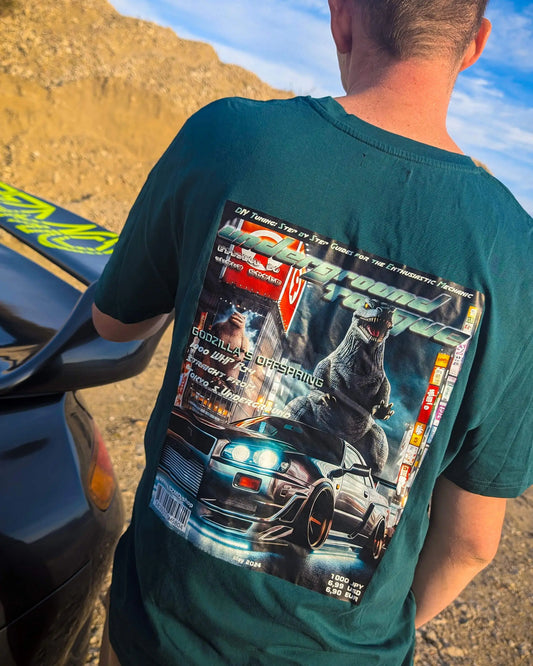 SZMO Collectors Edition T-Shirt Mai R34 Godzilla JDM Streetwear Rückansicht