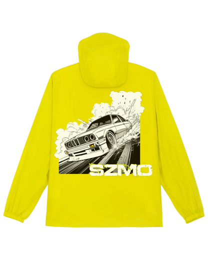 SZMO E30 Comic Style  Multifunktionsjacke Klassiker Tuning Rückansicht Detail