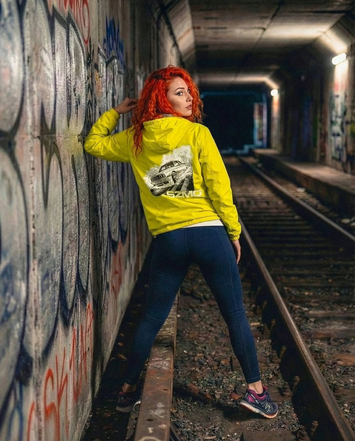 SZMO E30 Comic Style  Multifunktionsjacke Klassiker Tuning Rückansicht