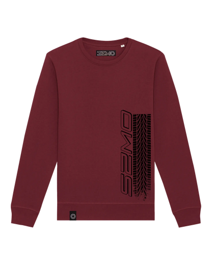 SZMO E30 Rückleuchten Pullover Crewneck Vorderansicht Detail