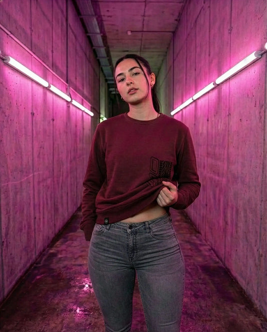 SZMO E30 Rückleuchten Pullover Crewneck Vorderansicht