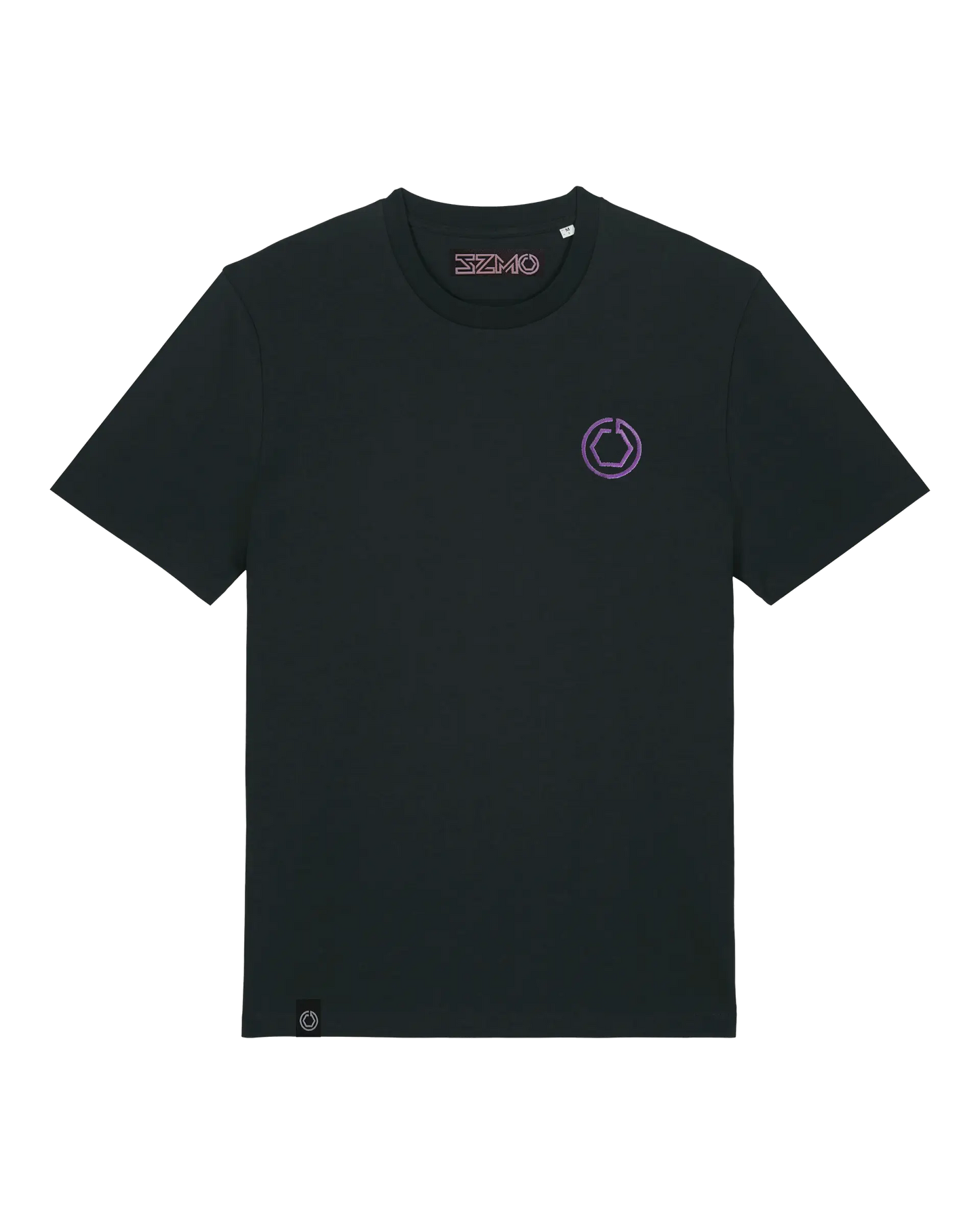 SZMO E36 Cabrio T-Shirt Violett Youngtimer Tuning Mode Vorderansicht Detail