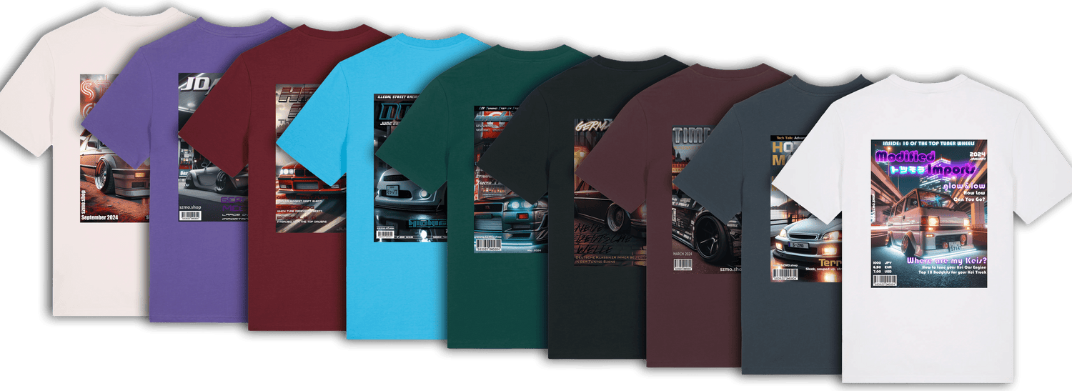 Produktbild von mehreren Collectors Edition T-Shirts