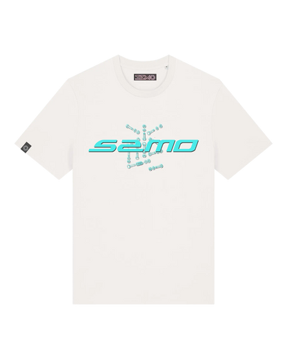 SZMO MK2 Tech T-Shirt Technische Zeichnung Golf Tuning Vorderansicht Detail