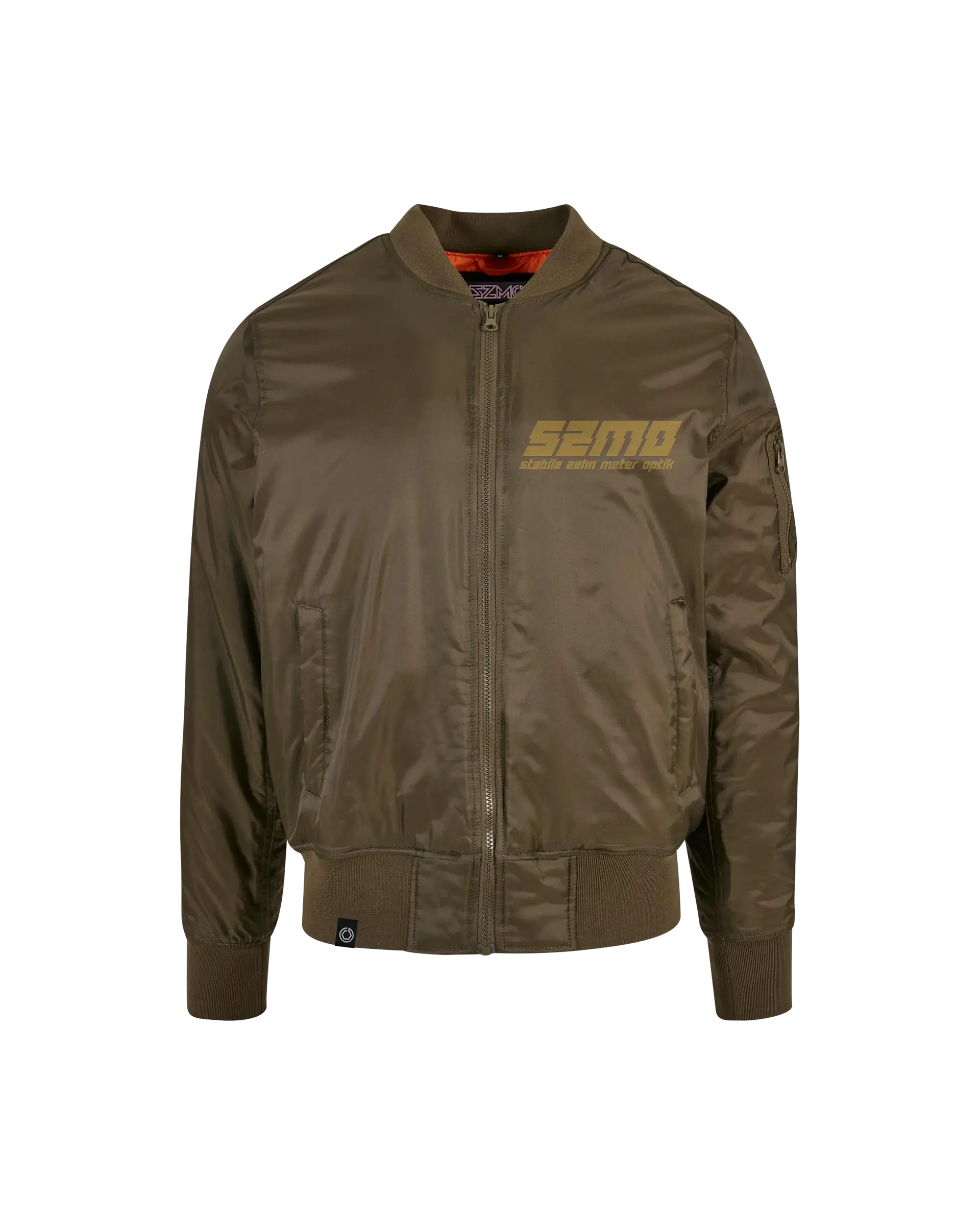 SZMO R32 Sedan Bomber Jacke Skyline Viertürer JDM Streetwear Vorderansicht Detail