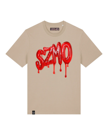 SZMO R34 Skyline Rückleuchten T-Shirt Dust JDM Vorderansicht Detail