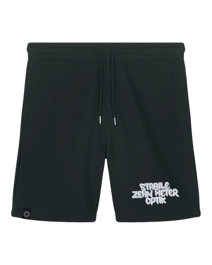 SZMO Stabile Zehn Meter Optik Shorts Schwarz Spruch Tuning Vorderansicht-Detail
