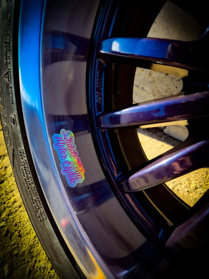 SZMO - Stabile Zehn Meter Optik Sticker Holo Lila Pink Tuning Automotive