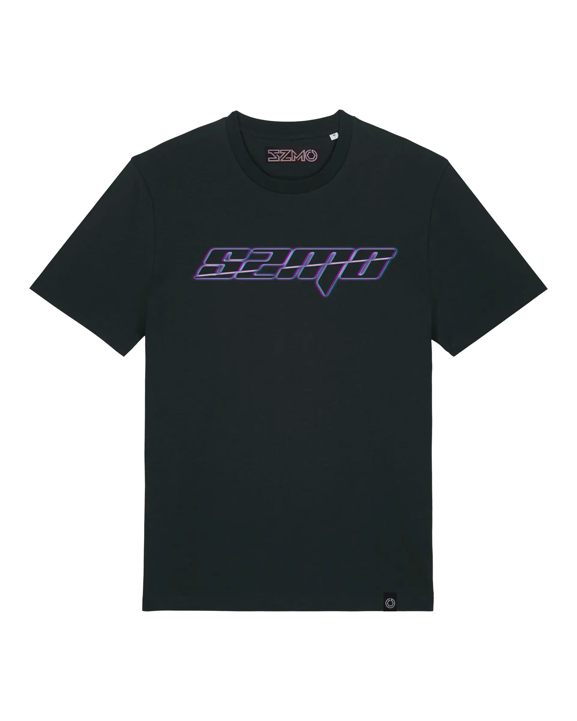 SZMO Glitch Design T-Shirt Modern Art Automotive Fashion Vorderansicht Detail