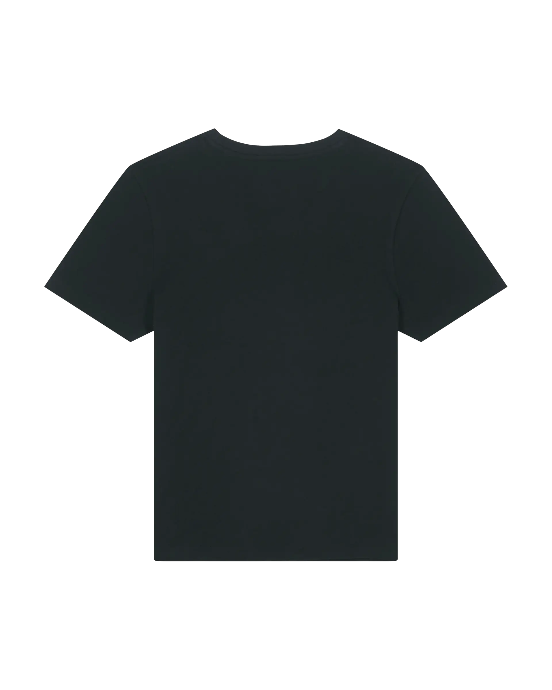 SZMO Neon Logo Damen T-Shirt Schwarz leuchtender Print Cargirl Rückansicht Detail