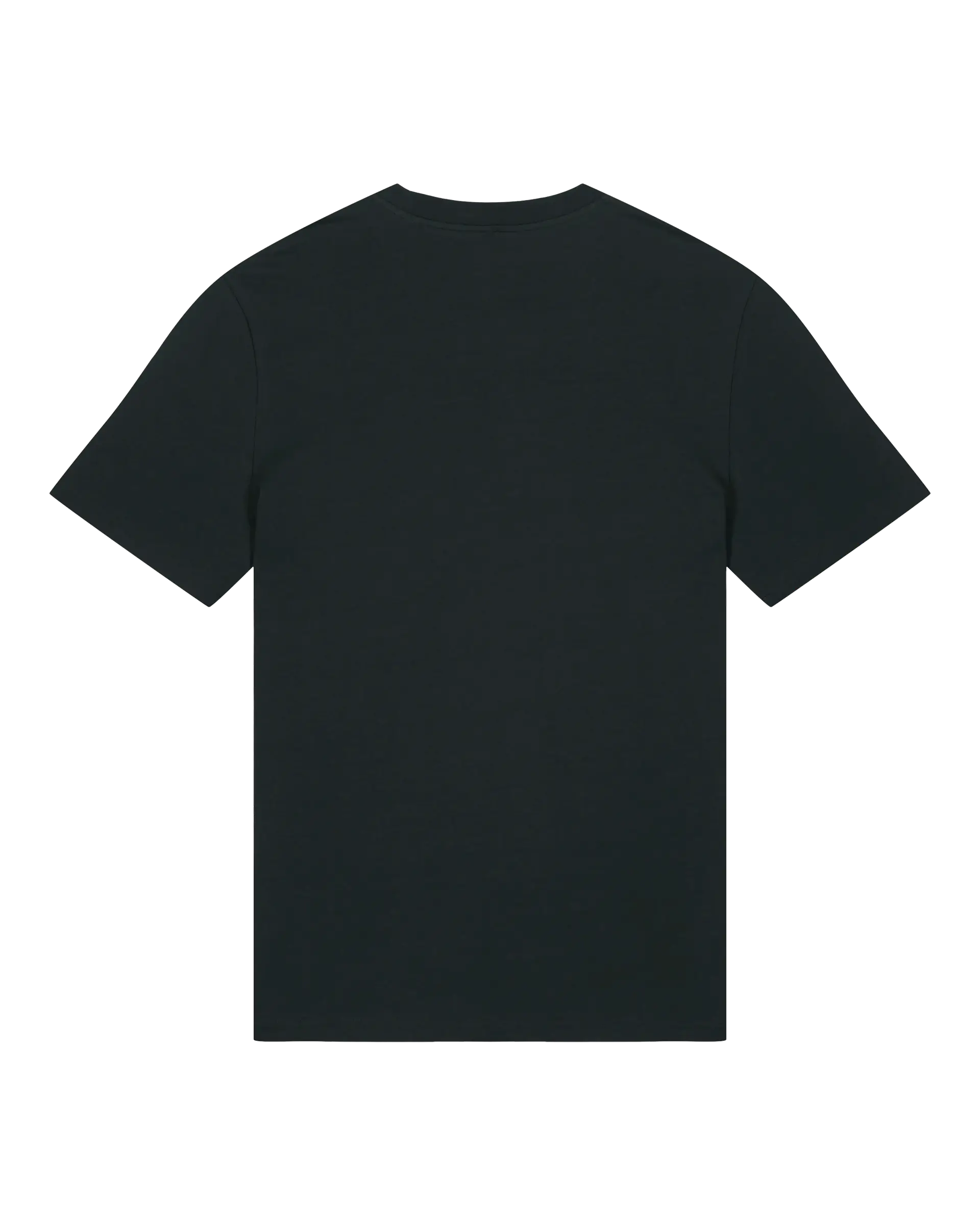 SZMO Neon Logo T-Shirt Schwarz leuchtender Print Rückansicht Detail